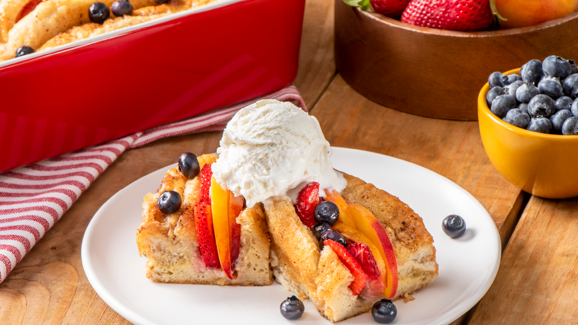 Gadoua® Stuffed Summer Bread Pudding