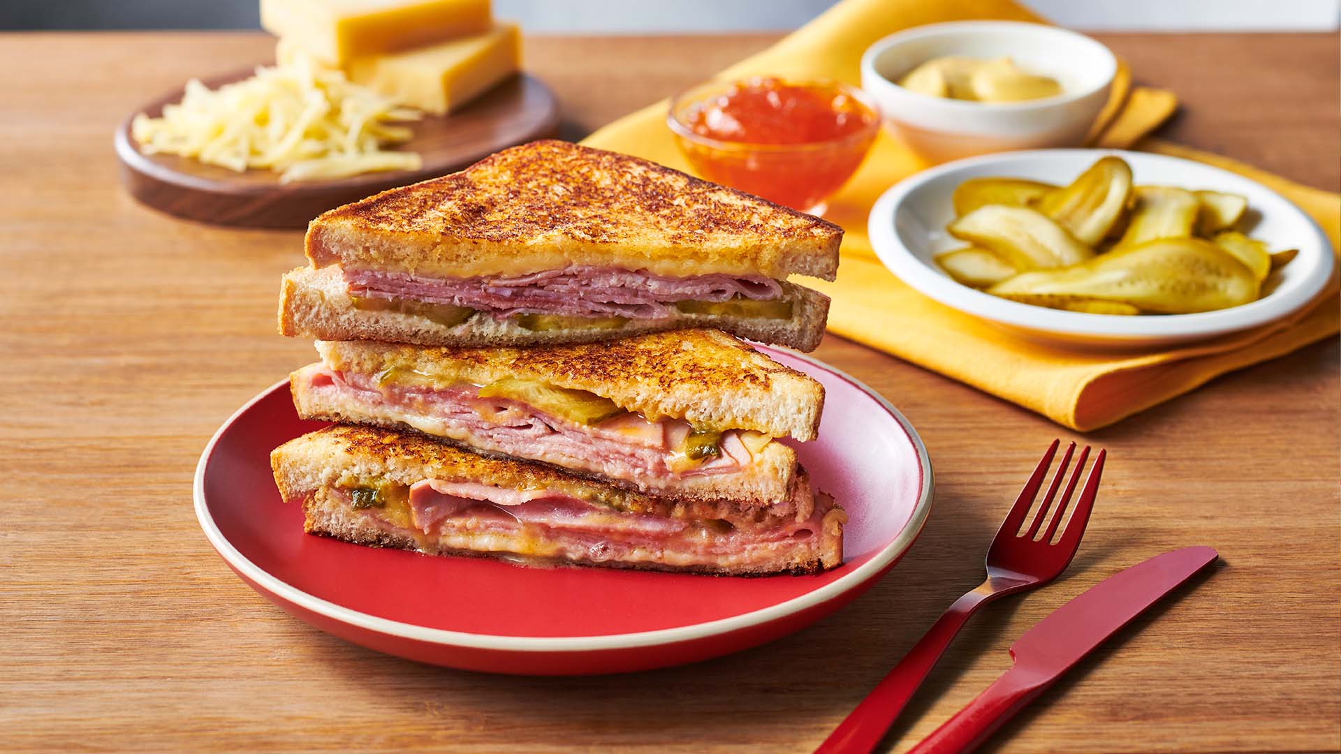 Ham & Swiss with an Apricot Twist