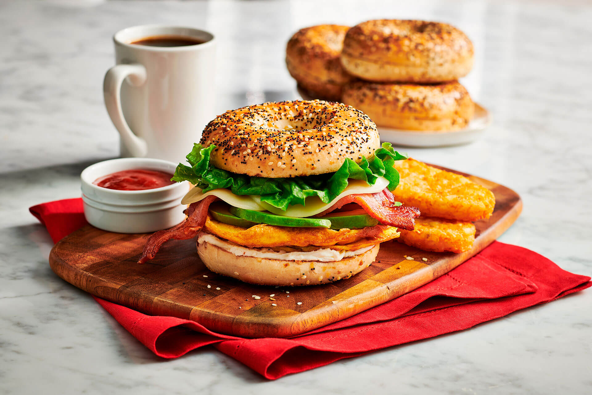 Gadoua® Ultimate Brunch Bagel Sandwich