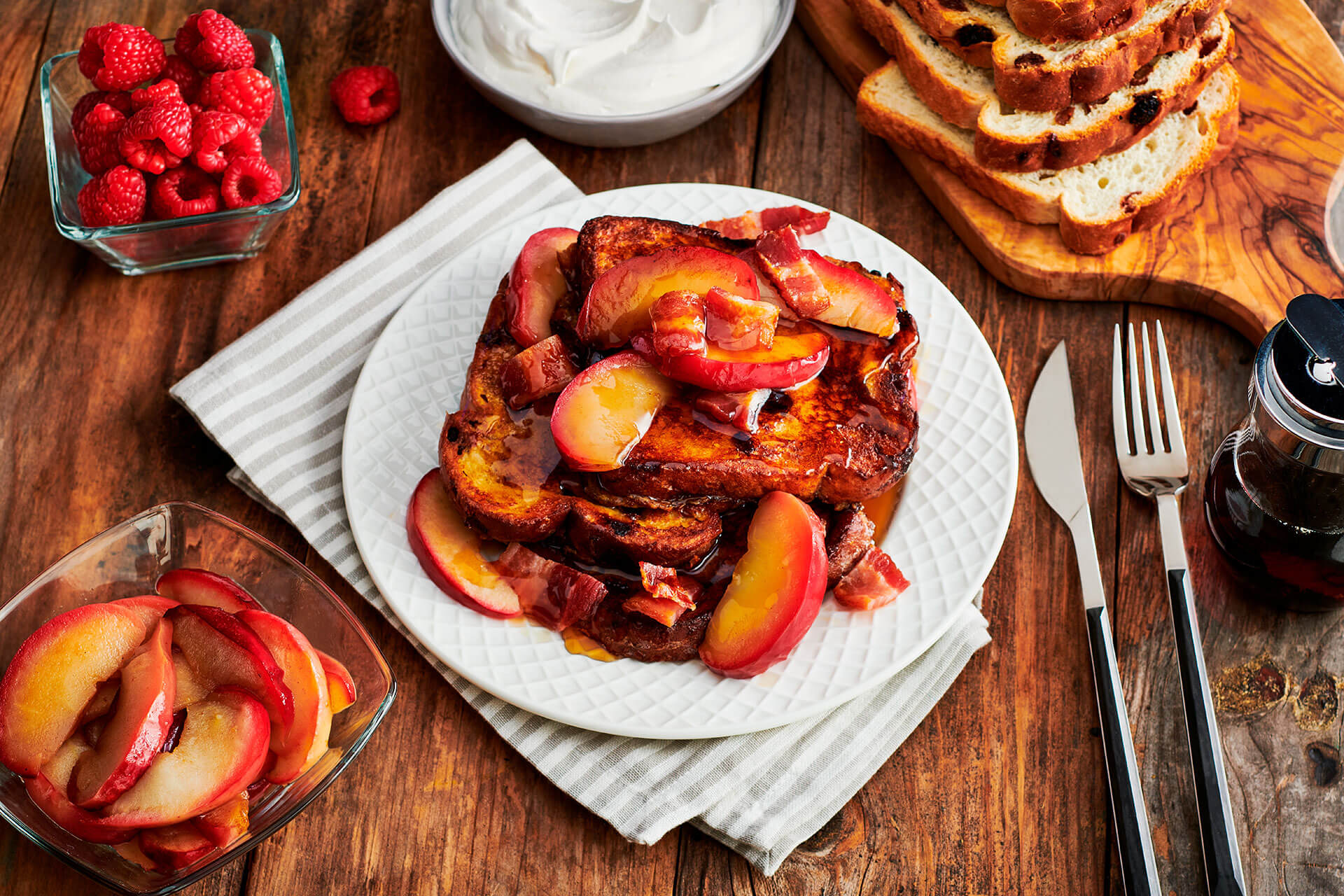 Gadoua® Apple Maple Bacon French Toast
