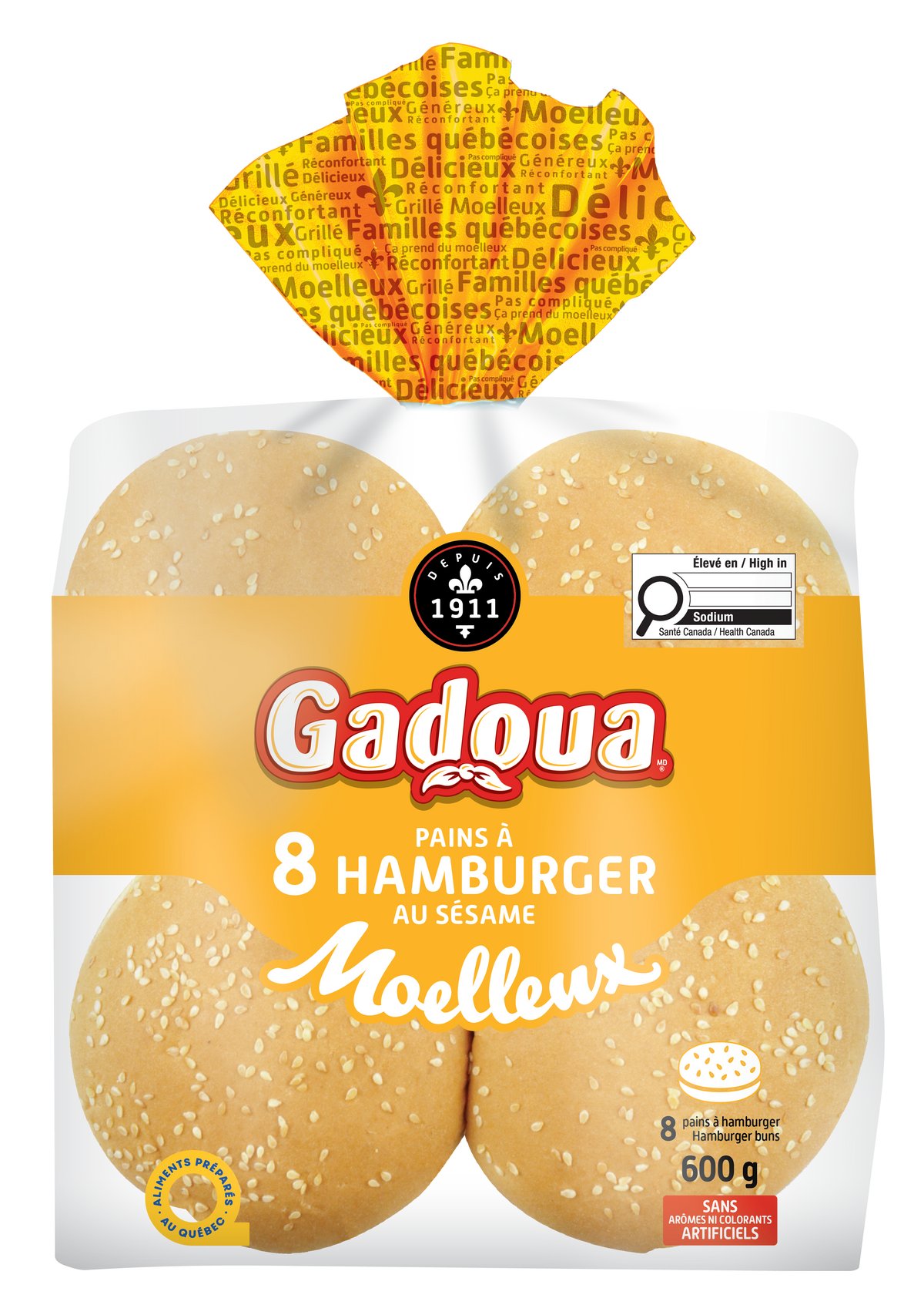 Pains à hamburger au sésame Gadoua<sup>MD</sup>