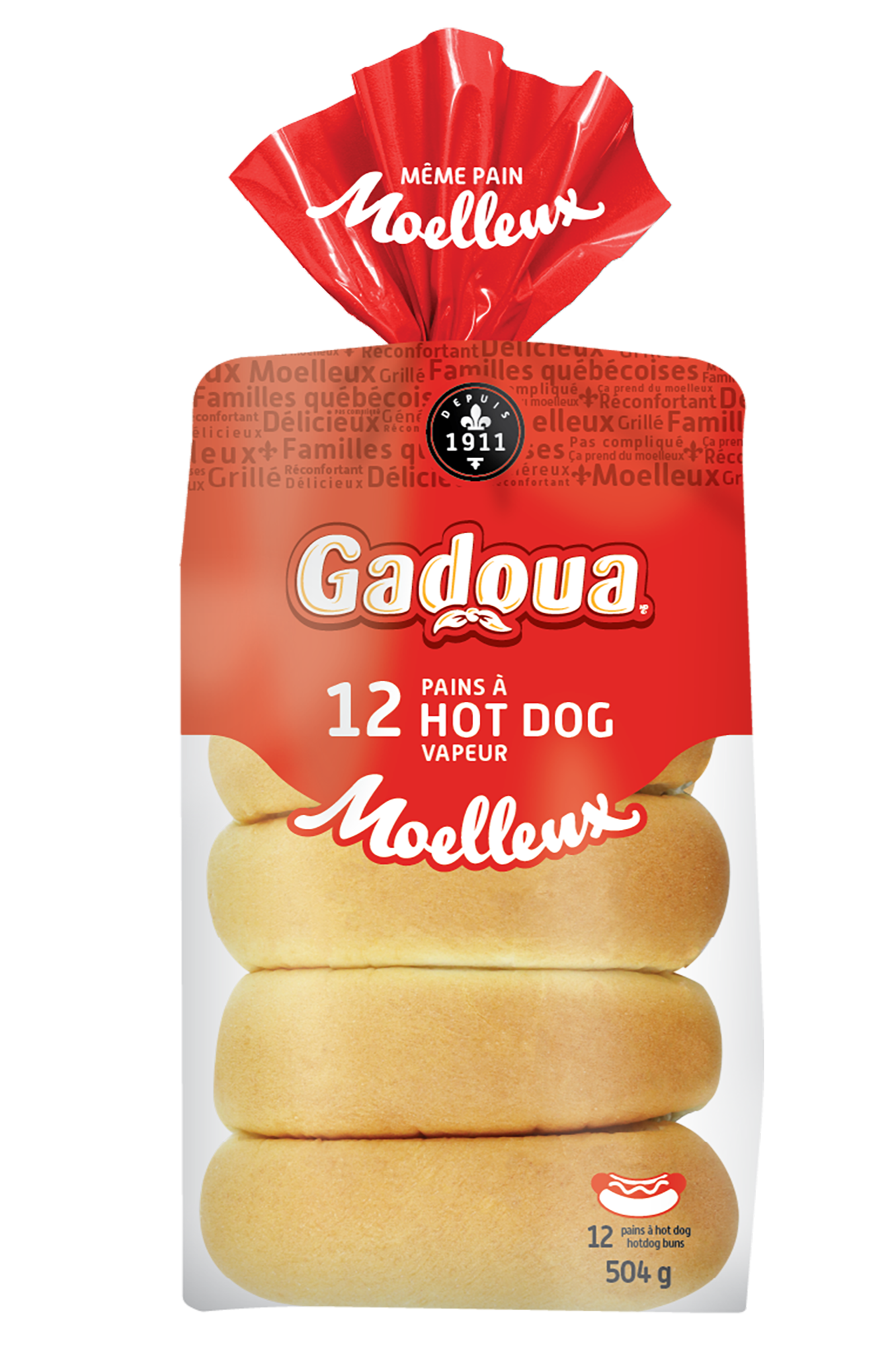 Pains à hot-dog vapeur Gadoua<sup>MD</sup>