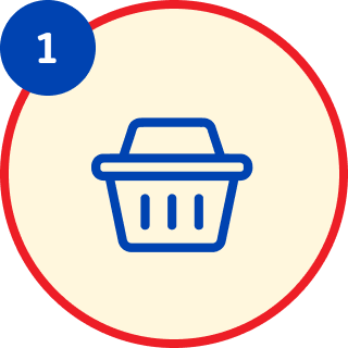 Graphique Étape 1 | Step 1 icon