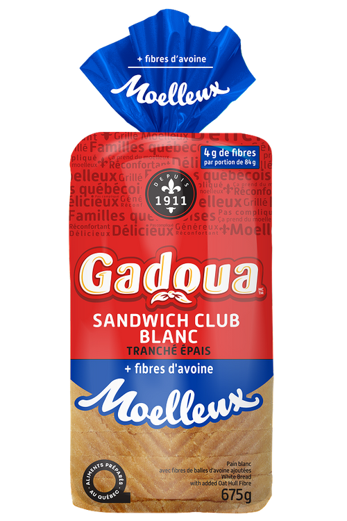 Gadoua<sup>®</sup> Sandwich white bread plus fibre
