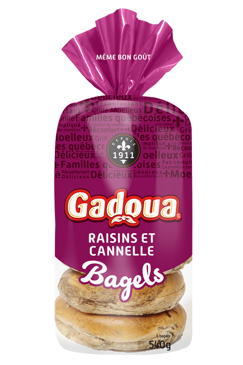 Bagels aux raisins et à la cannelle