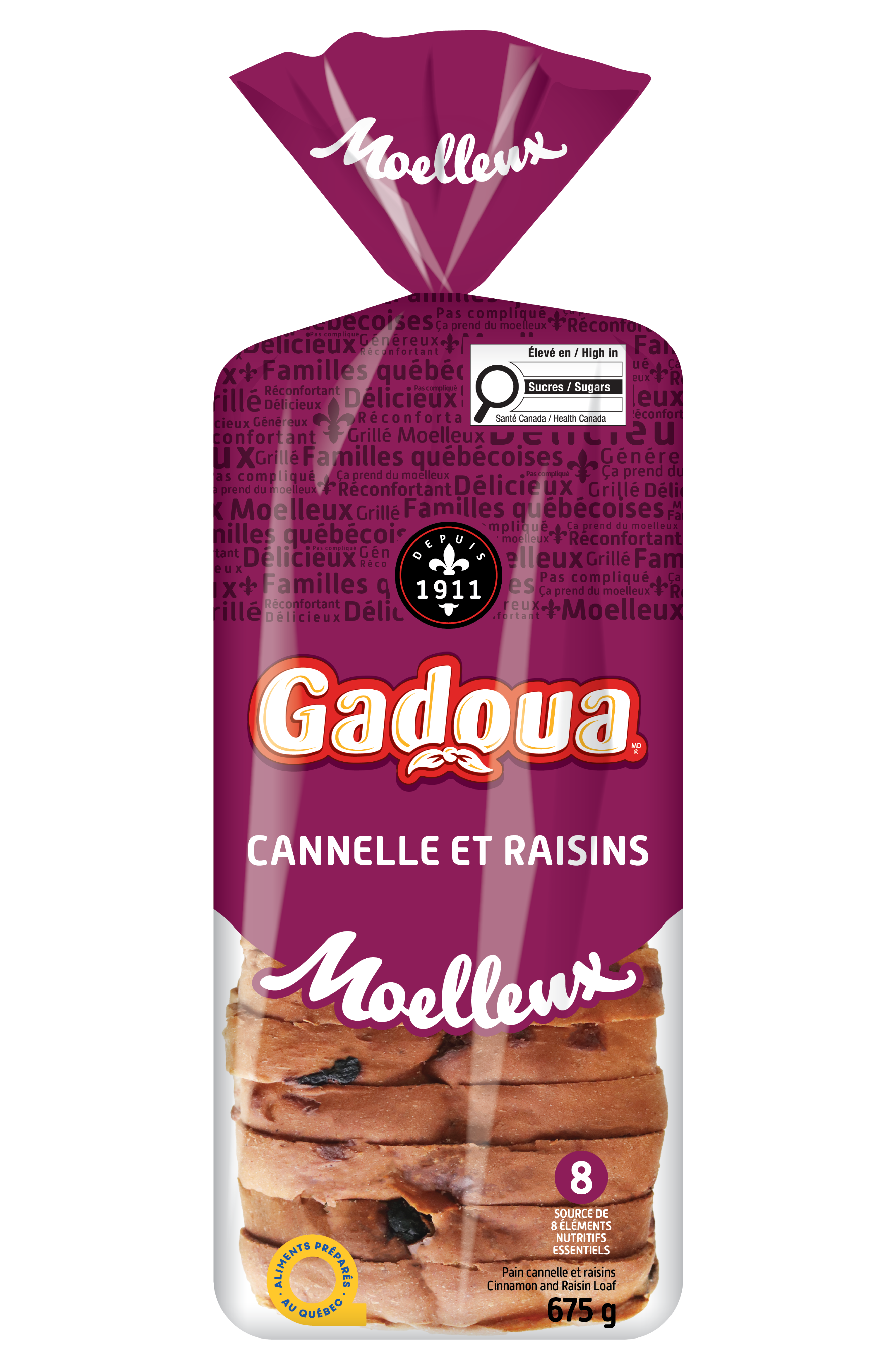 Pain cannelle et raisin Gadoua<sup>MD</sup>