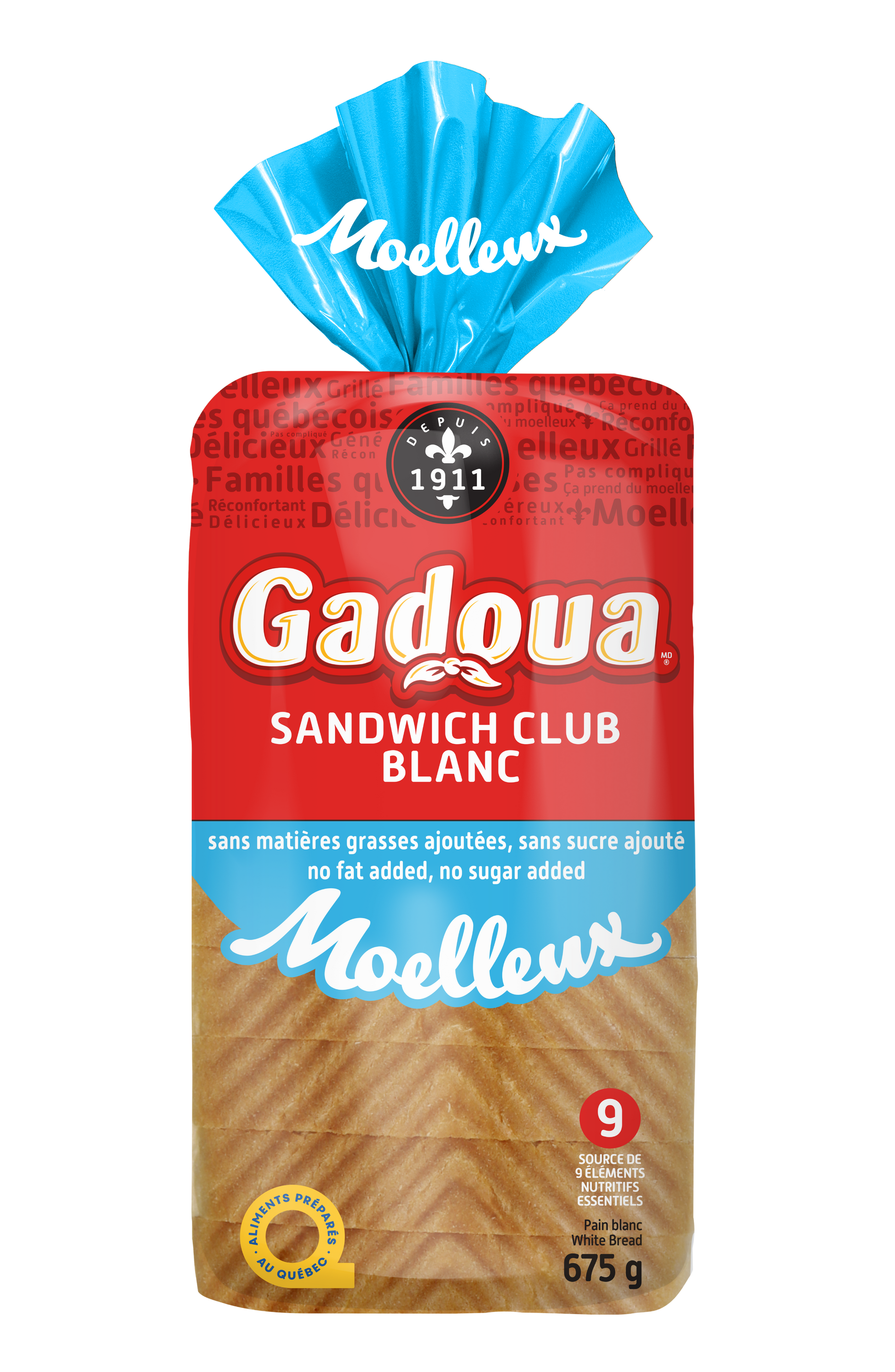 Gadoua® Sandwich white bread no added sugar