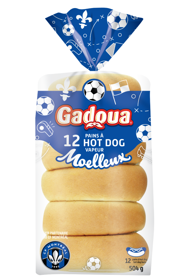 Gadoua<sup>®</sup> Steamed Hot Dog Buns