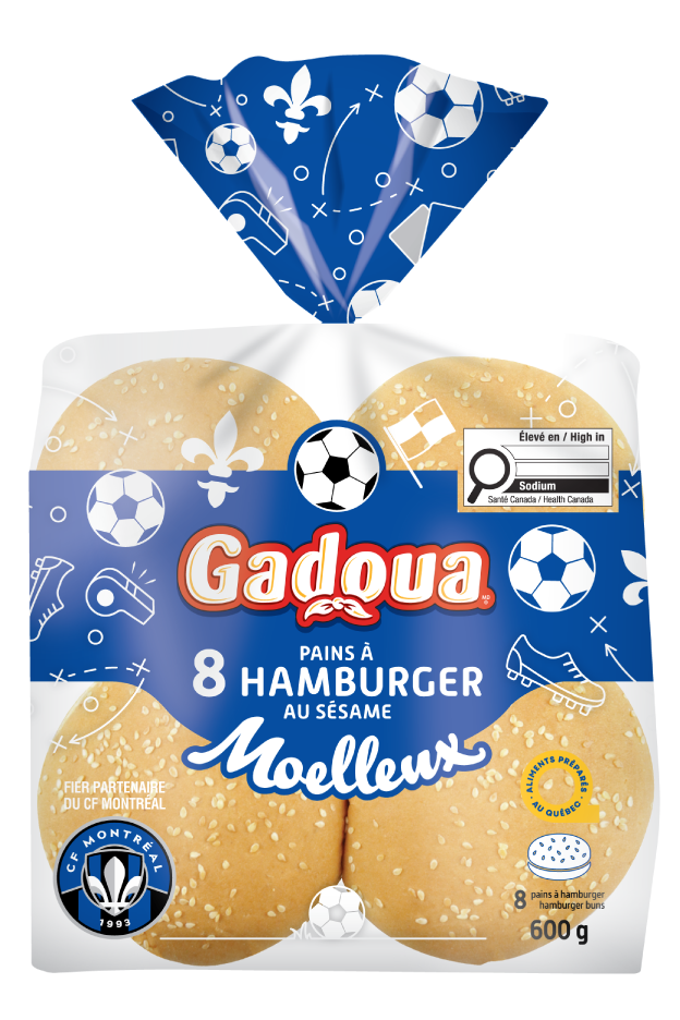 Gadoua® Sesame Hamburger Buns