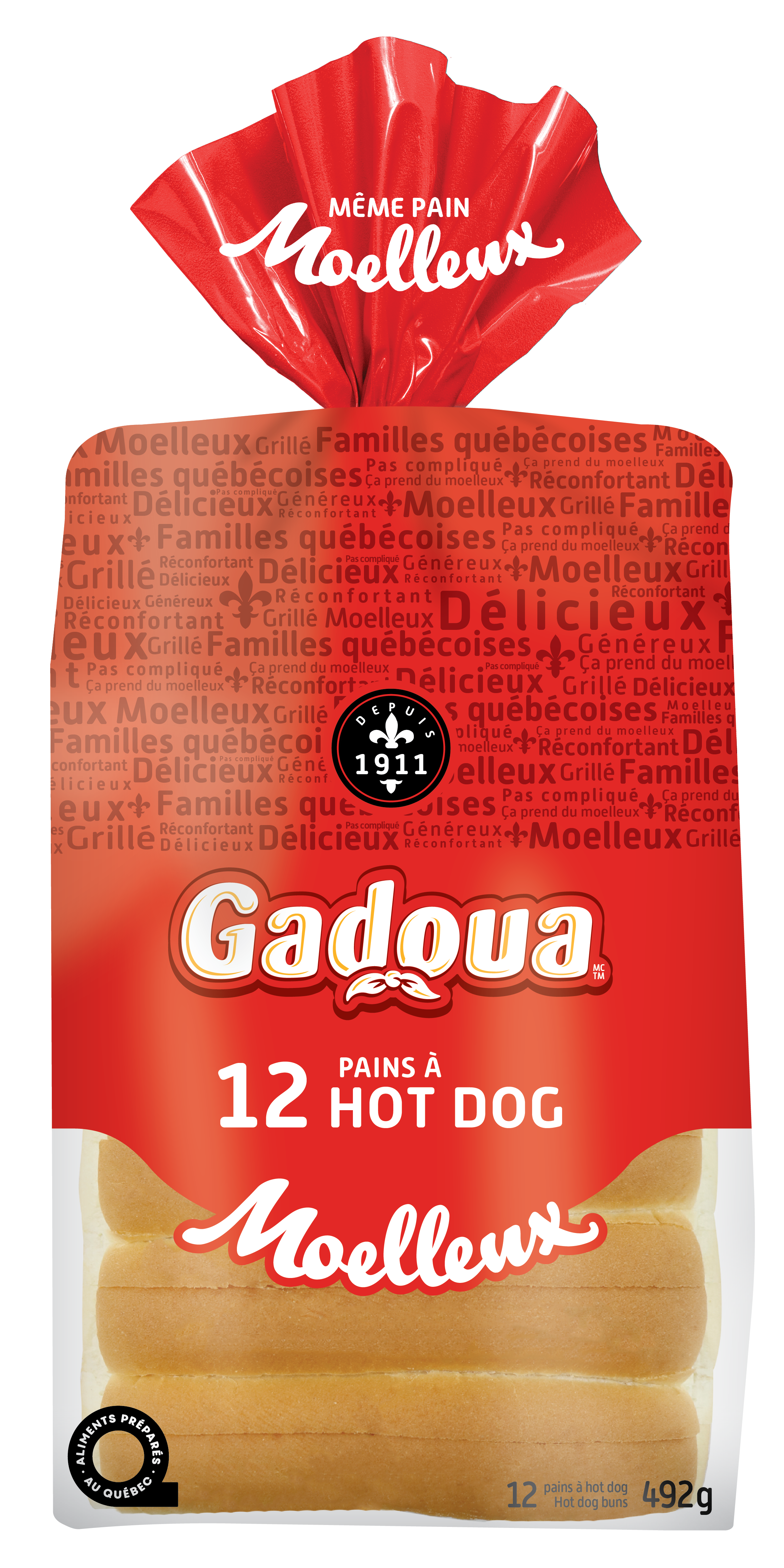 Pains à hot dog – 12 Gadoua<sup>MD</sup>