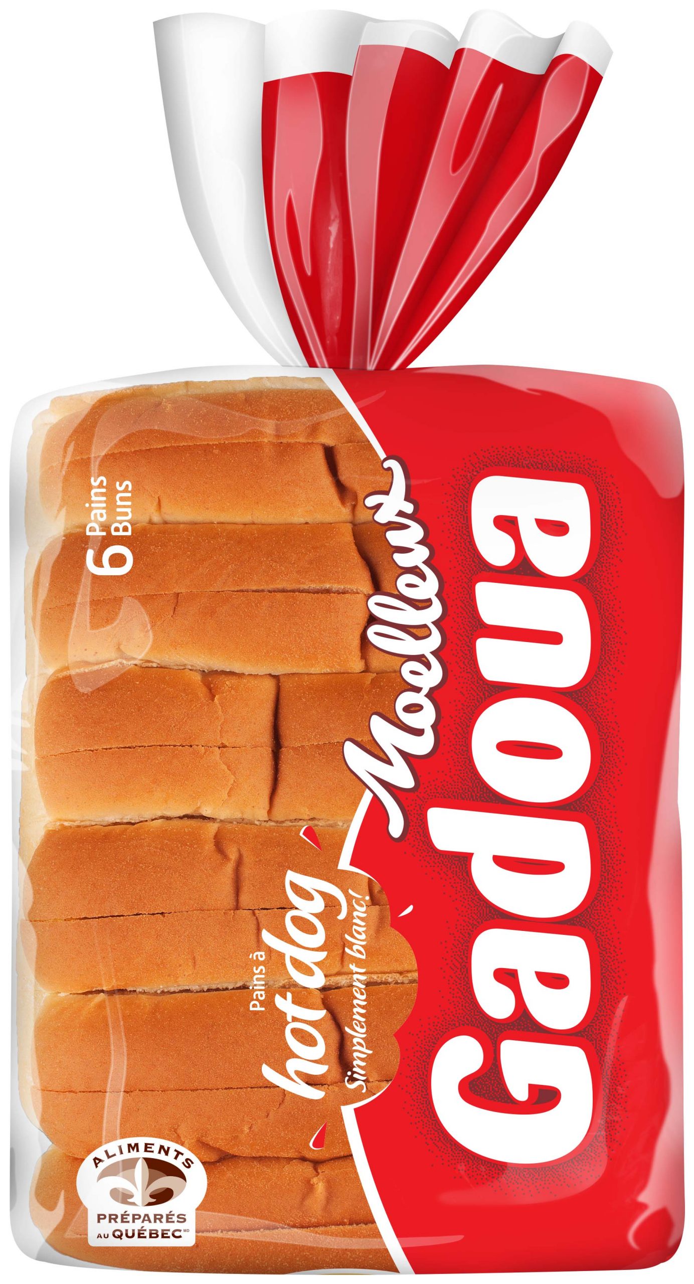 Gadoua<sup>TM</sup> Hot Dog 6 Buns