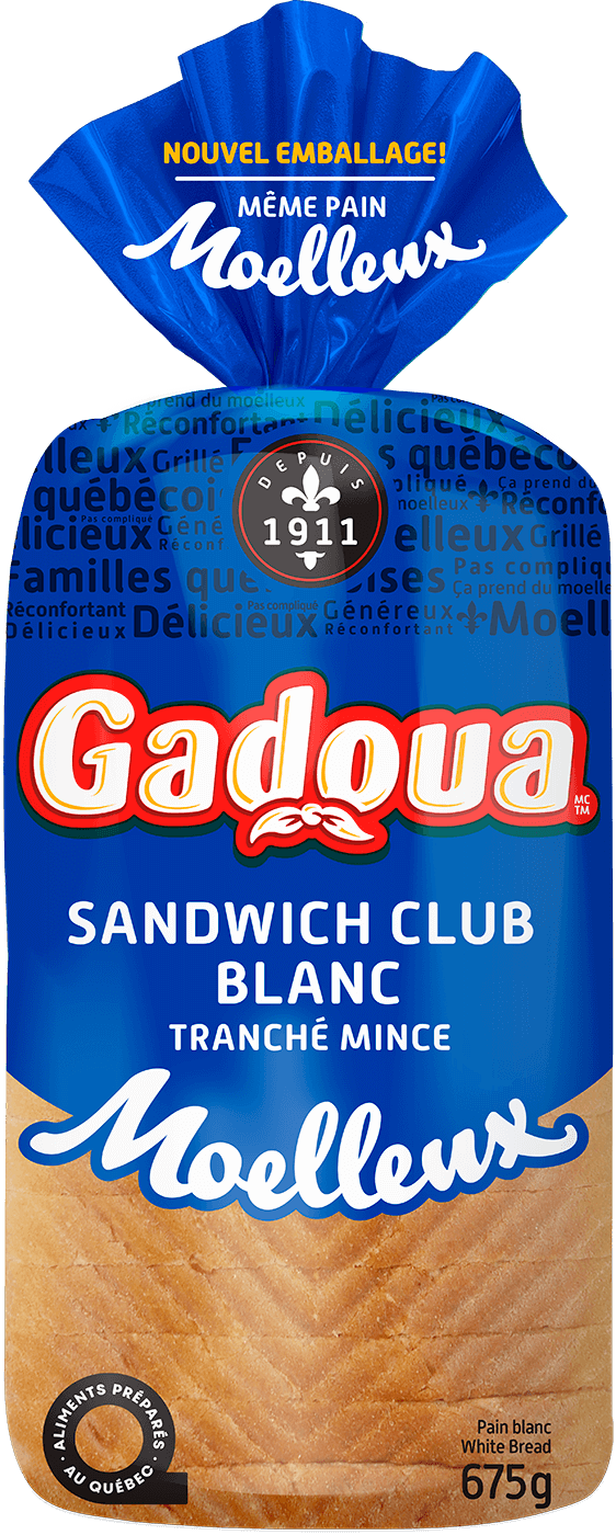 Gadoua<sup>TM</sup> Thin Sliced White Moelleux Bread