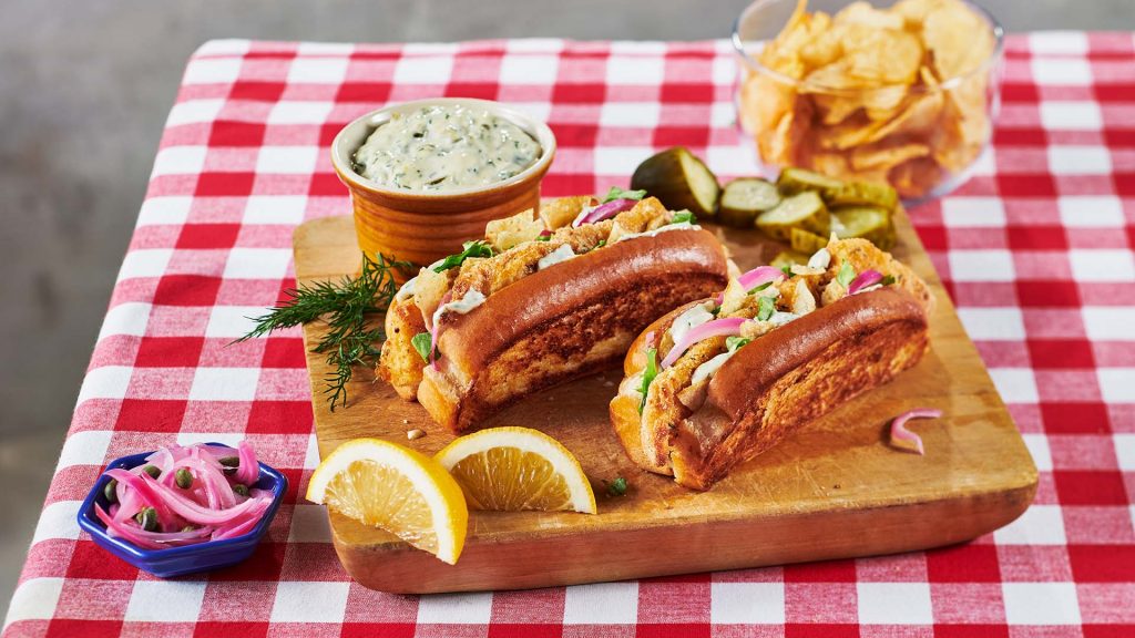 Crispy Fish and Chips Sandwich
